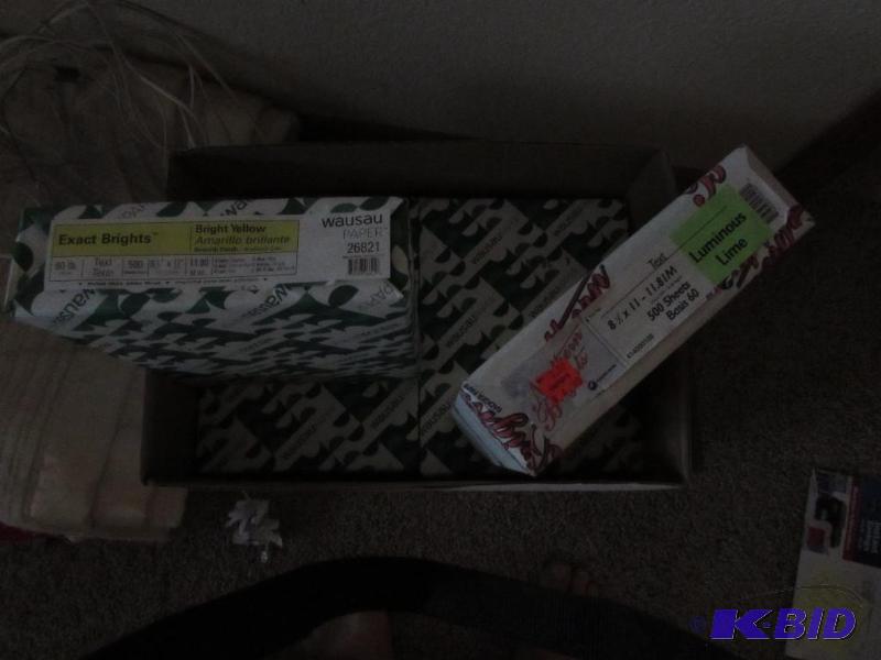 Copy Paper and Cooler