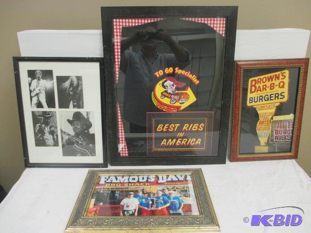 Famous Daves collectible wall art