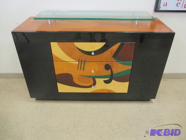 Custom made abstract buffetbar