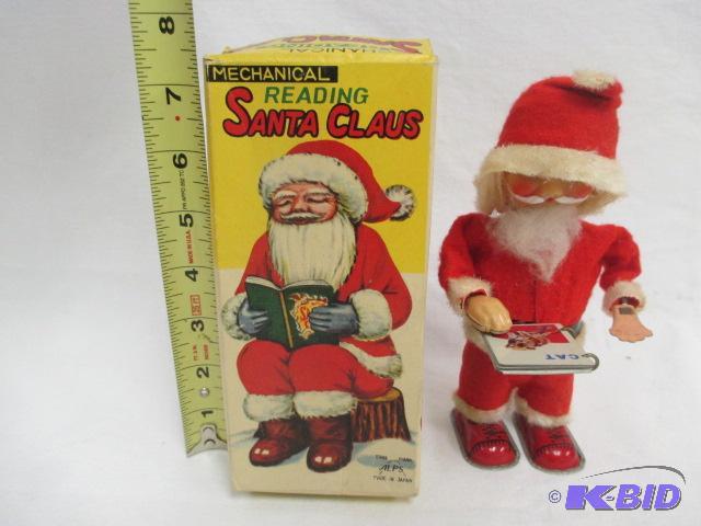 Vintage mechanical reading Santa Claus-trade mark ALPS made in Japan