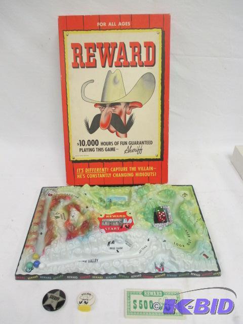 Vintage Reward board game by happy Hour inc.1958