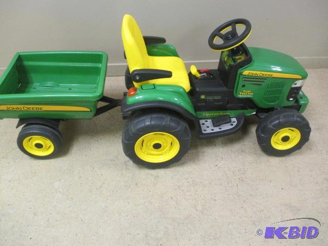 john deere motorized tractor for toddlers