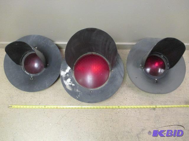 Rail road signal lamps