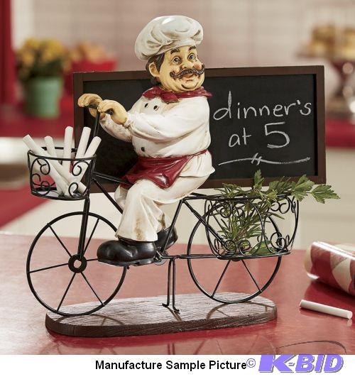 lot 131 image: Chef on a Bike -&nbspThis helpful chef is on...
