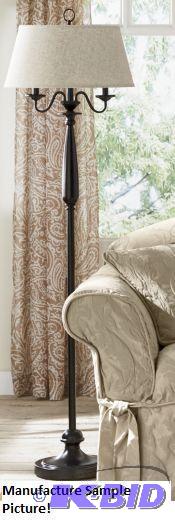 lot 143 image: Candlestick Floor Lamp - A classic look to li...
