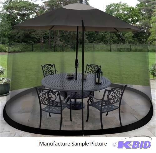 lot 36 image: Garden Creations Outdoor Umbrella Table Scree...