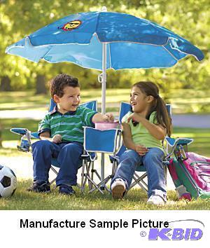 lot 42 image: Sun Smarties Kids Double Folding Chair with U...