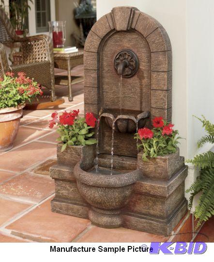 lot 53 image: Fountain with Planters -&nbspSoothing sound,...
