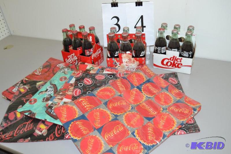 lot 34 image: Coke Collectables