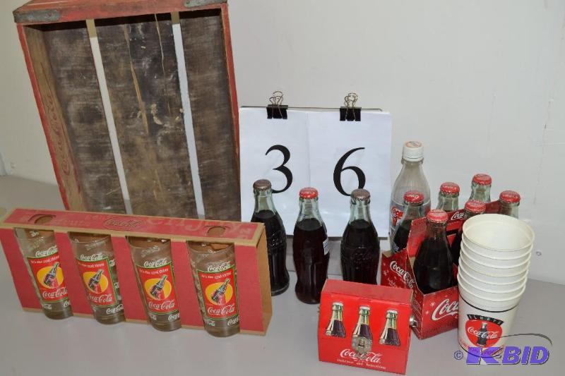 lot 36 image: Coke Collectables