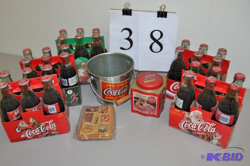 lot 38 image: Coke Collectables