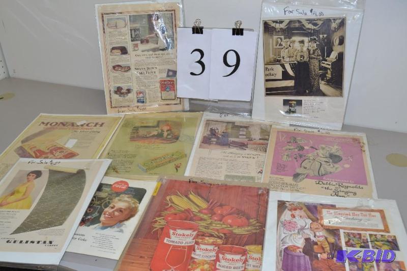 lot 39 image: Vintage Advertisement