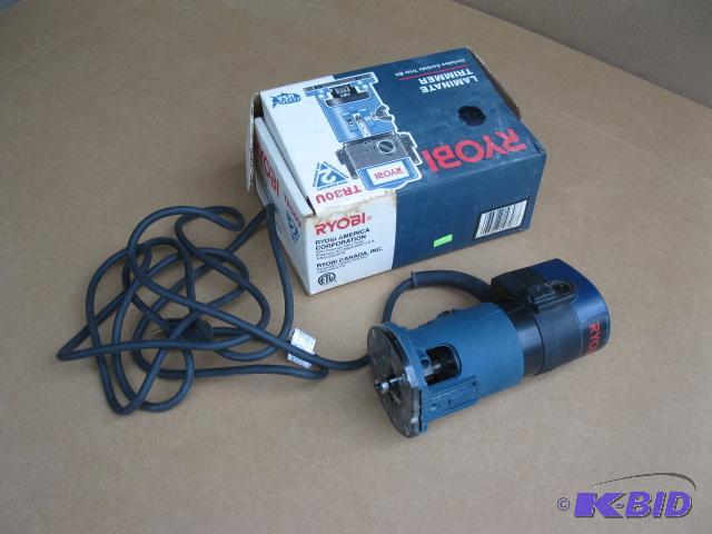 Ryobi laminate trimmer with bit, works...