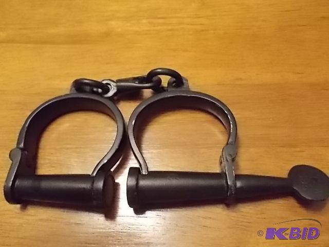 Black Handcuffs - Stamped With 395J...