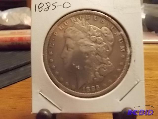 1885 O Morgan Silver Dollar...
