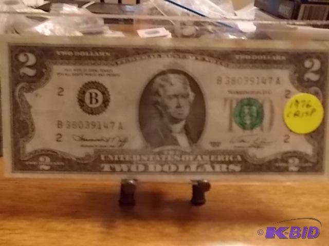 1976 Series Two Dollar Bill - Crisp...