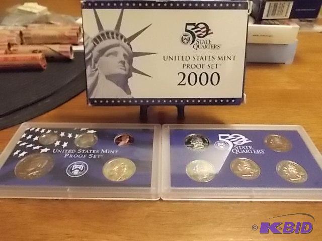 2000 US Proof Set Including State Quarters...