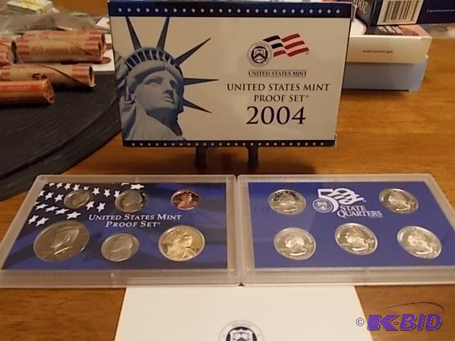 2004 US Proof Set Including State Quarters...