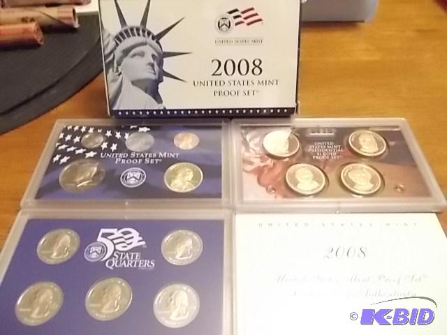 2008 US Proof Set Including State Quarters &a...