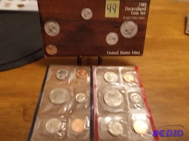 1985 US Mint Set P &amp D&nbsp...