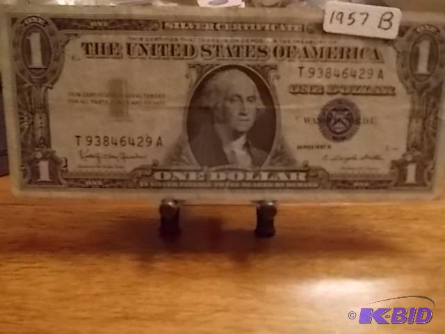One Dollar Silver Certificate - Series 1957 B...