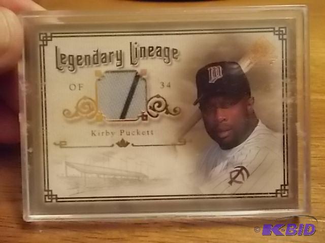 Legendary Lineage Kirby Puckett Upper Deck - ...