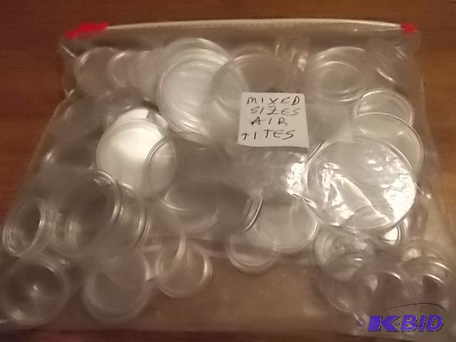 Bag Of Mixed Sizes Air Tight Coin Containers ...