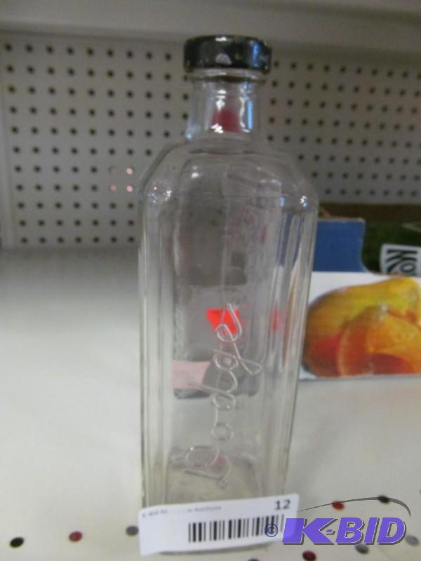 lot 12 image: Lot of 2 Antique Embalming Fluid Bottles