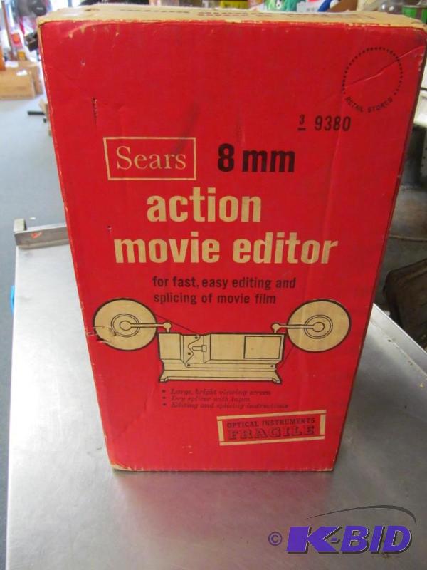 lot 29 image: vintage Sears 8mm active movie editor