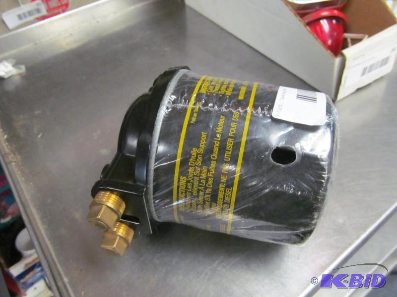 lot 33 image: boat fuel and water separator new