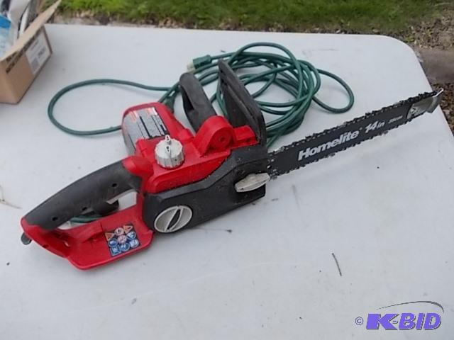 Homelite&nbsp14 in Electric Chain Saw With E...