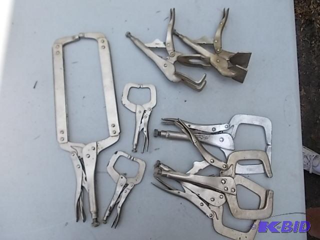 8-Assorted Vise Clamps...