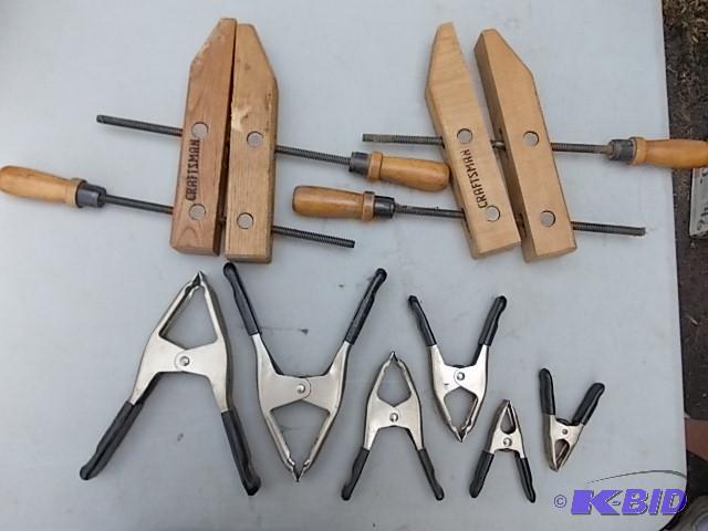 2-Wood Clamps &amp 6-Others...