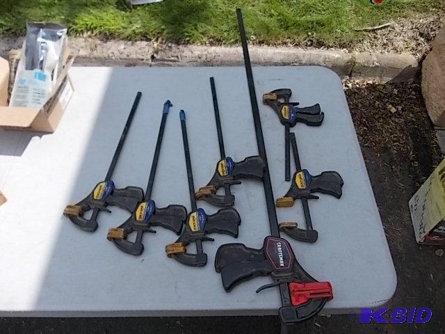 1-Large Craftsman Bar Clamp, 5-Mini Bar Clamp...