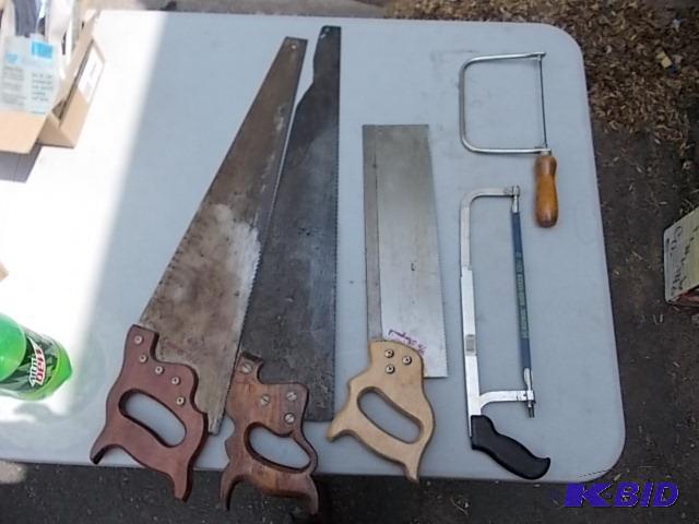 2-Crosscut Saws, Miter Saw, Hacksaw, Coping S...