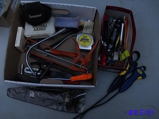 Grip Wrenches, Hand Saw, Caulk Gun, Tape Meas...