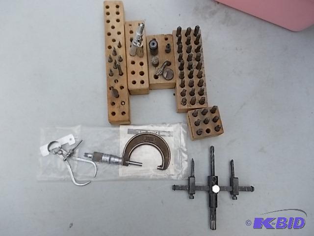 Craftsman Micrometer, Divider, Letter Punches...