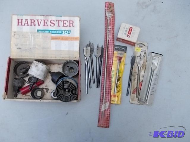 Lot Of Spade Bits &amp Hole Saws...