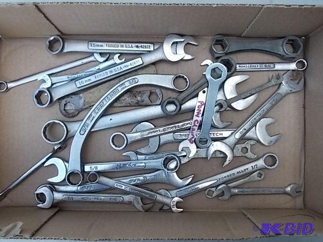 Assorted OpenBox Wrenches (Some Craftsman)...