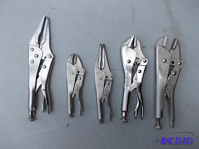 Lot Of 5-Vise Grips...