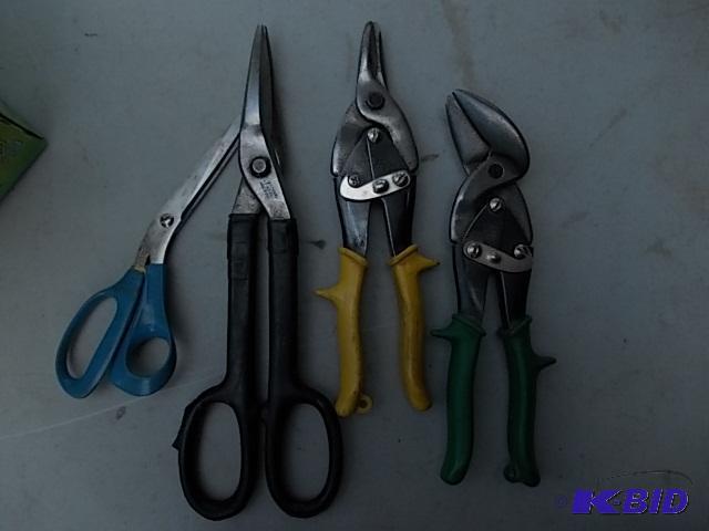 Lot Of Assorted Metal Hand Shears...