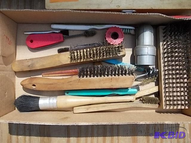 Assortment Of Steel Wire Brushers, Scalers, B...
