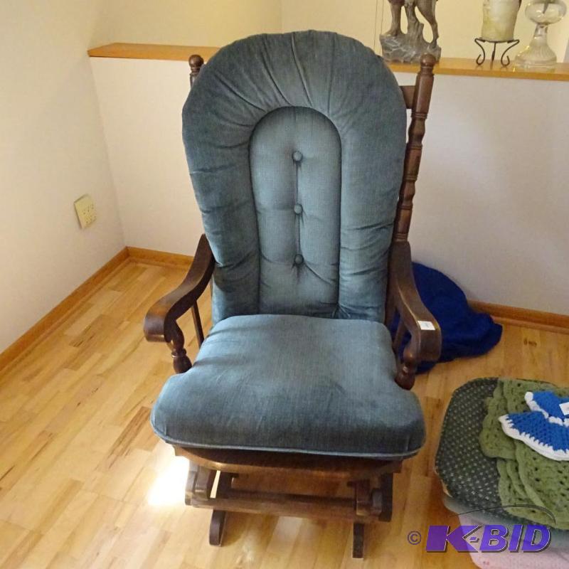 wood glider rocker...