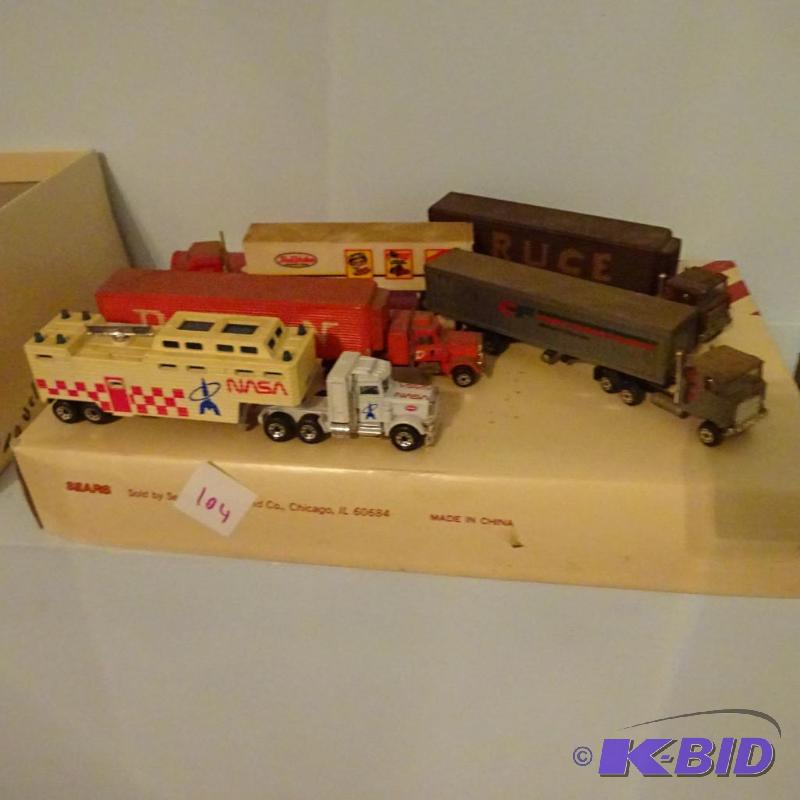 vintage toy trucks...
