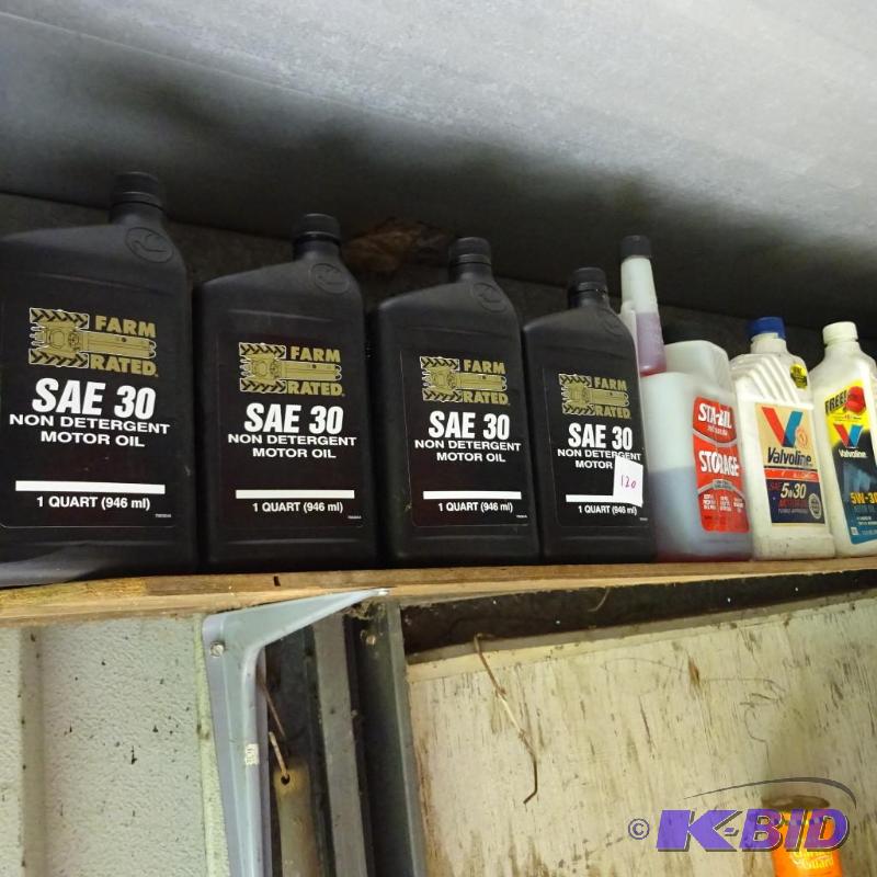 4 Qts. Jae 30 il. Stabill. 5W30 oil. Startin...