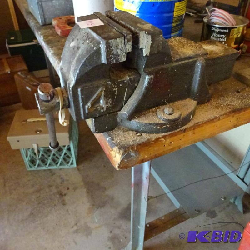 #4 bench vise. Bring tools to remove....