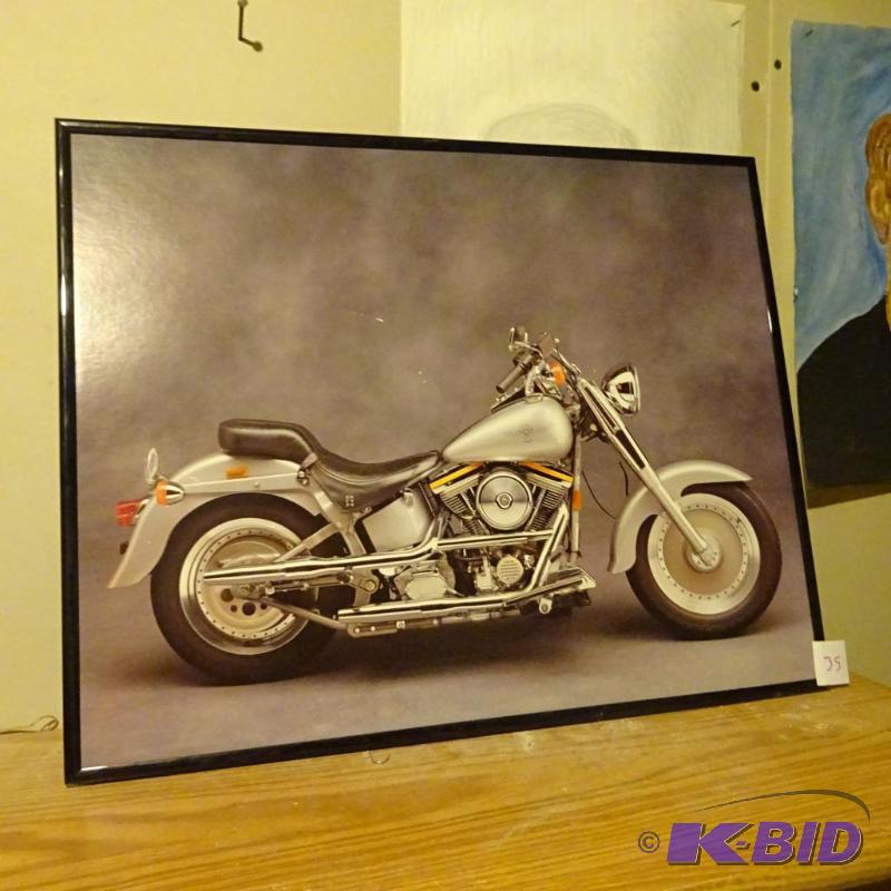 harley picture. 20x16...