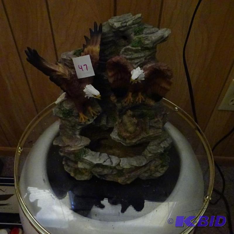 easle table top. Electric water fall...