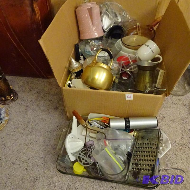 a lot of misc dishware and kitchen utensils...