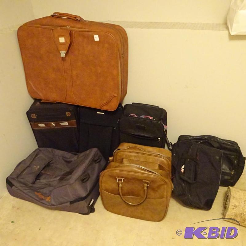 misc. suitcase and carry on bags...